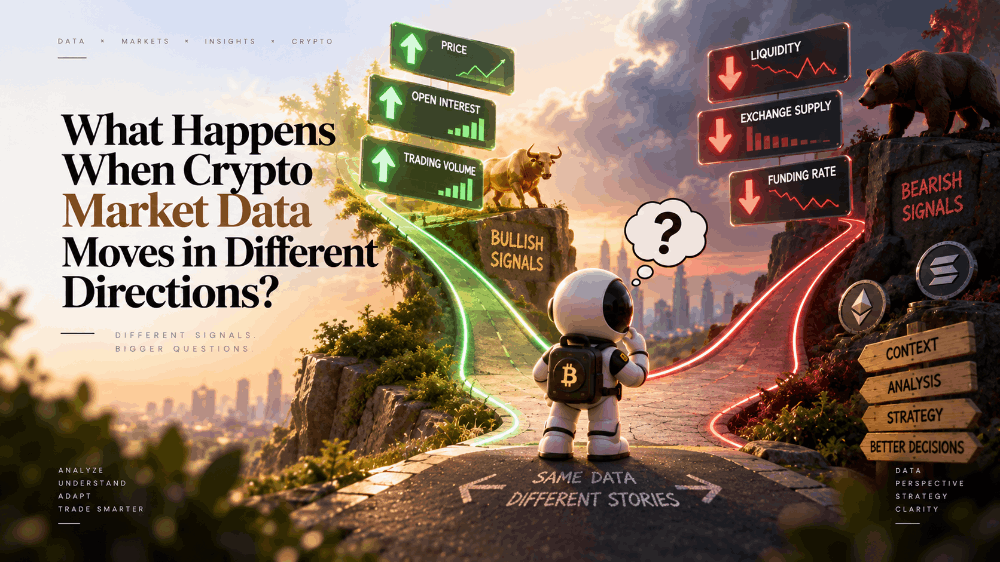 What Happens When Crypto Market Data Moves in Different Directions?