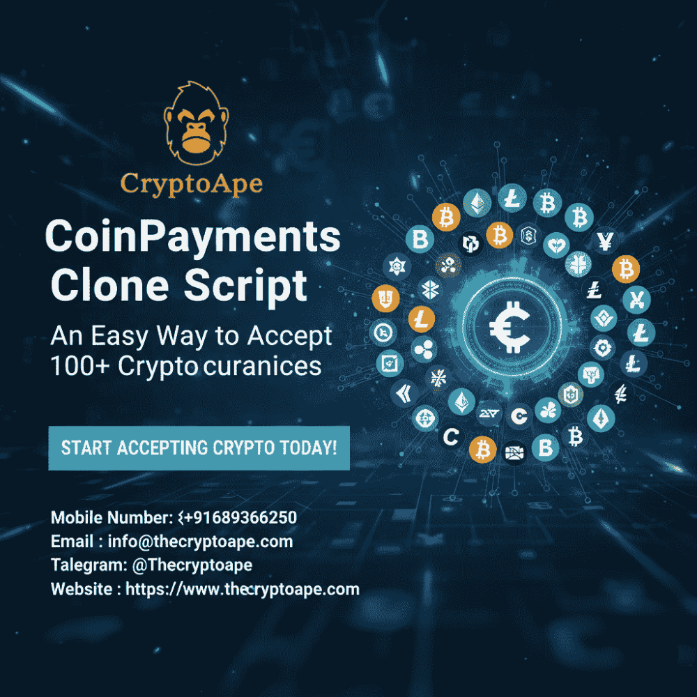 CoinPayments Clone Script: An Easy Way to Accept 100+ Cryptocurrencies