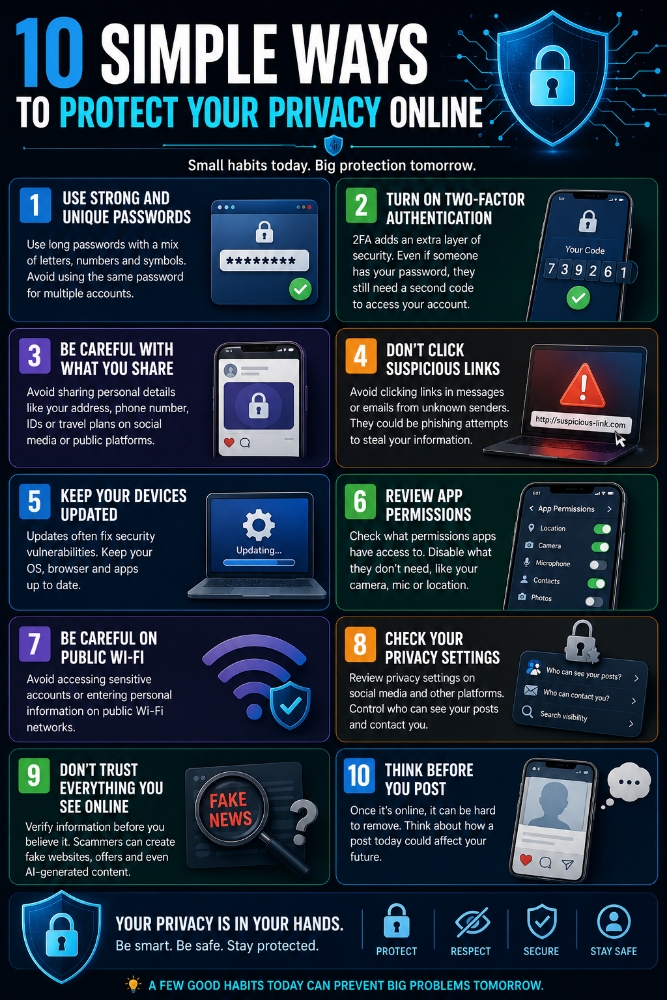 10 Simple Ways to Protect Your Privacy Online 🔐🌐