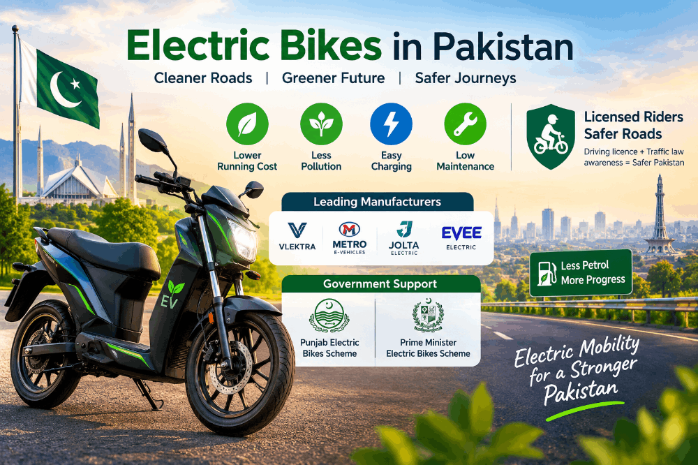 Electric Bikes in Pakistan - A Greener Future Needs Safer Roads.