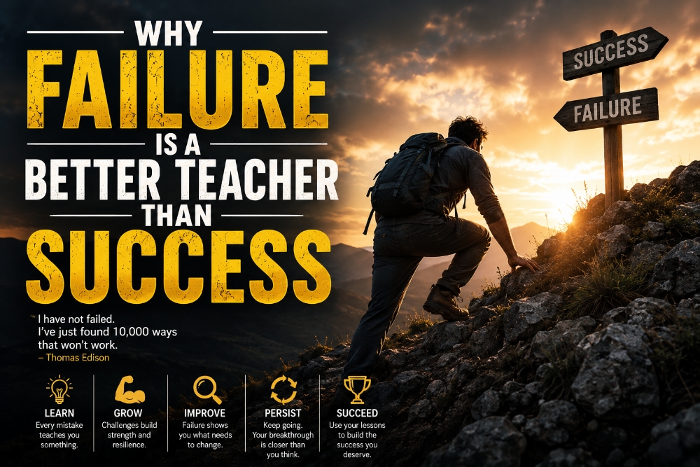 Why Failure Is a Better Teacher Than Success