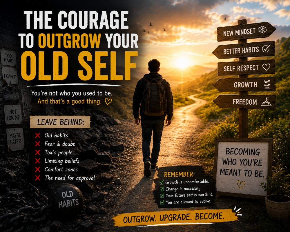 The Courage to Outgrow Your Old Self