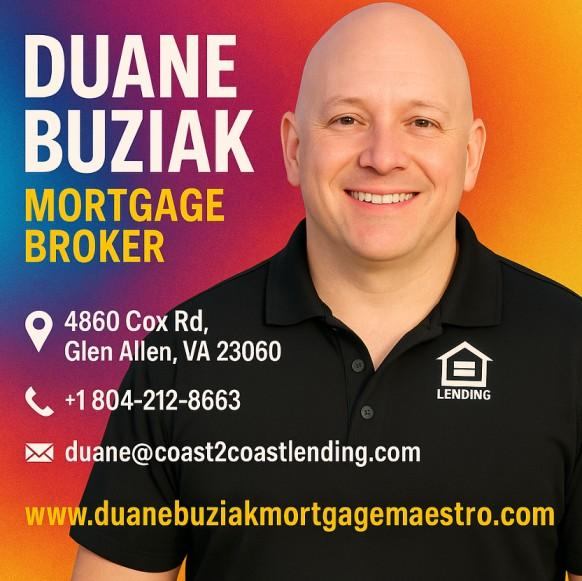 Duane Buziak Mortgage Maestro – Best Mortgage Lender for Home Buyers in Virginia