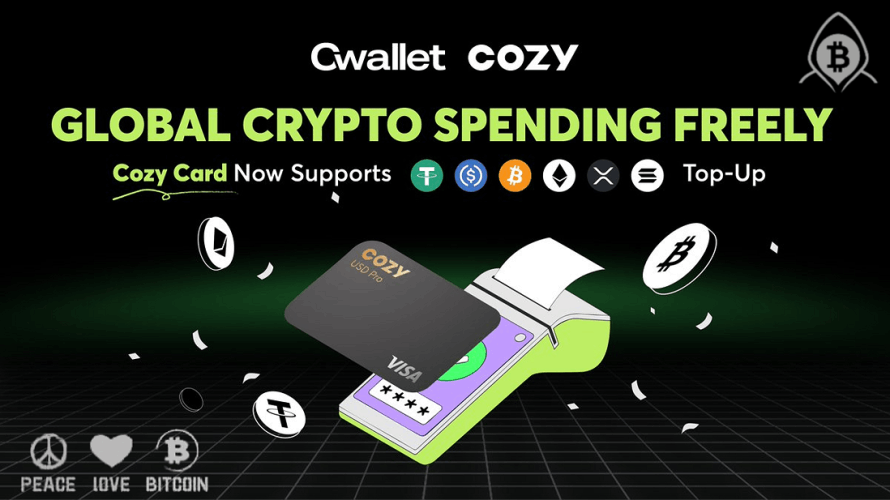 Cozycard - Buy And Spend Your Cryptocurrencies Directly With A Mastercard® Or Visa® Card.