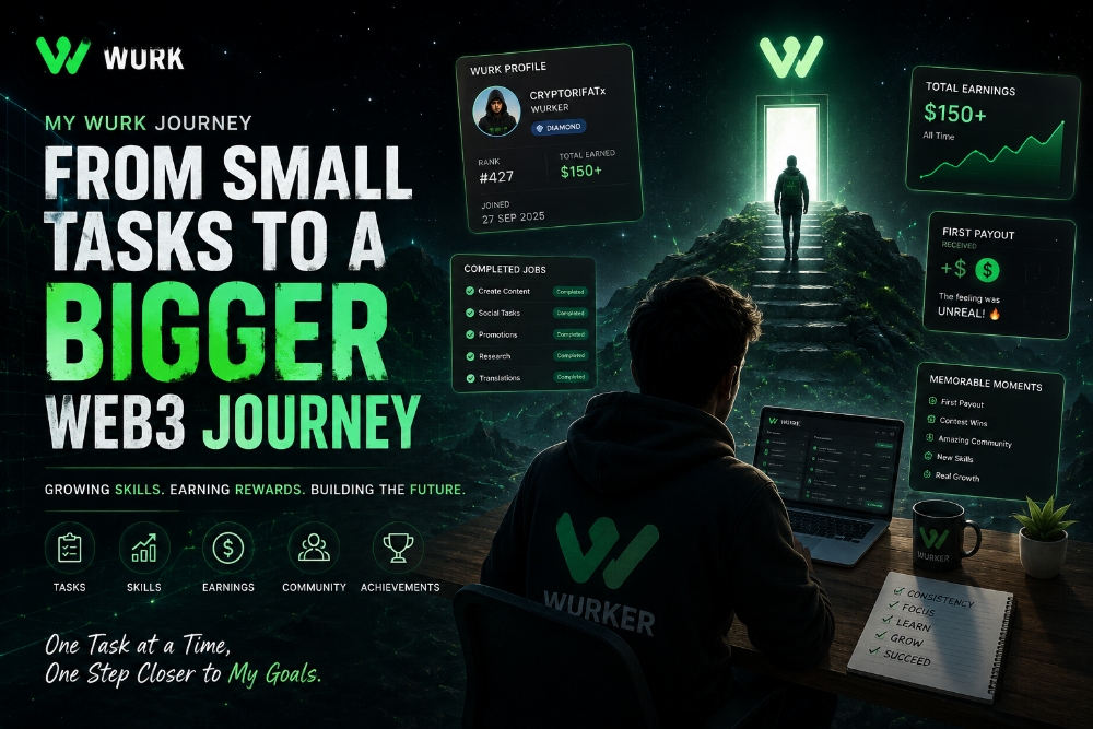 My Wurk Journey: From Small Tasks to a Bigger Web3 Journey