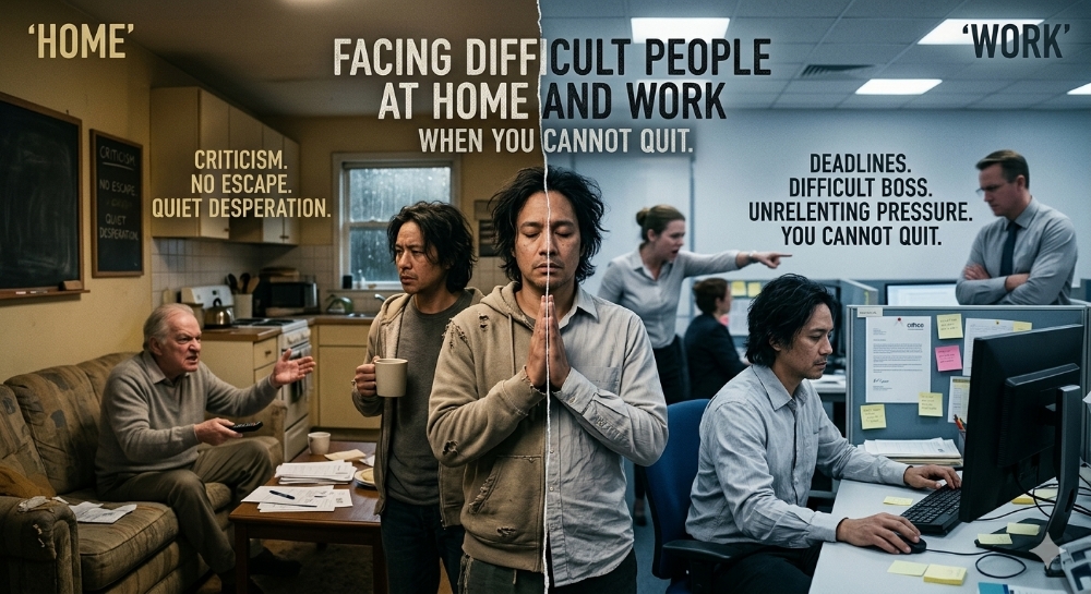 Facing Difficult People at Home and Work When You Cannot Quit