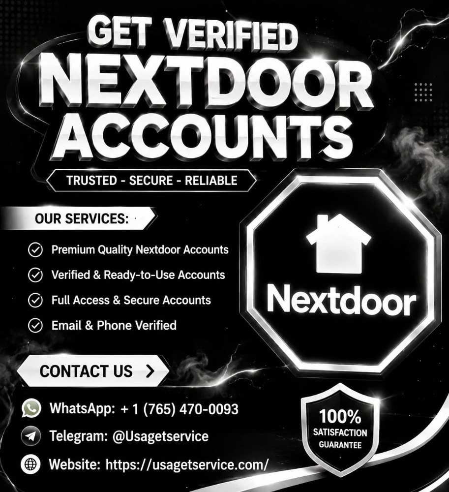 How to Buy Verified Nextdoor Accounts in usagetservice..