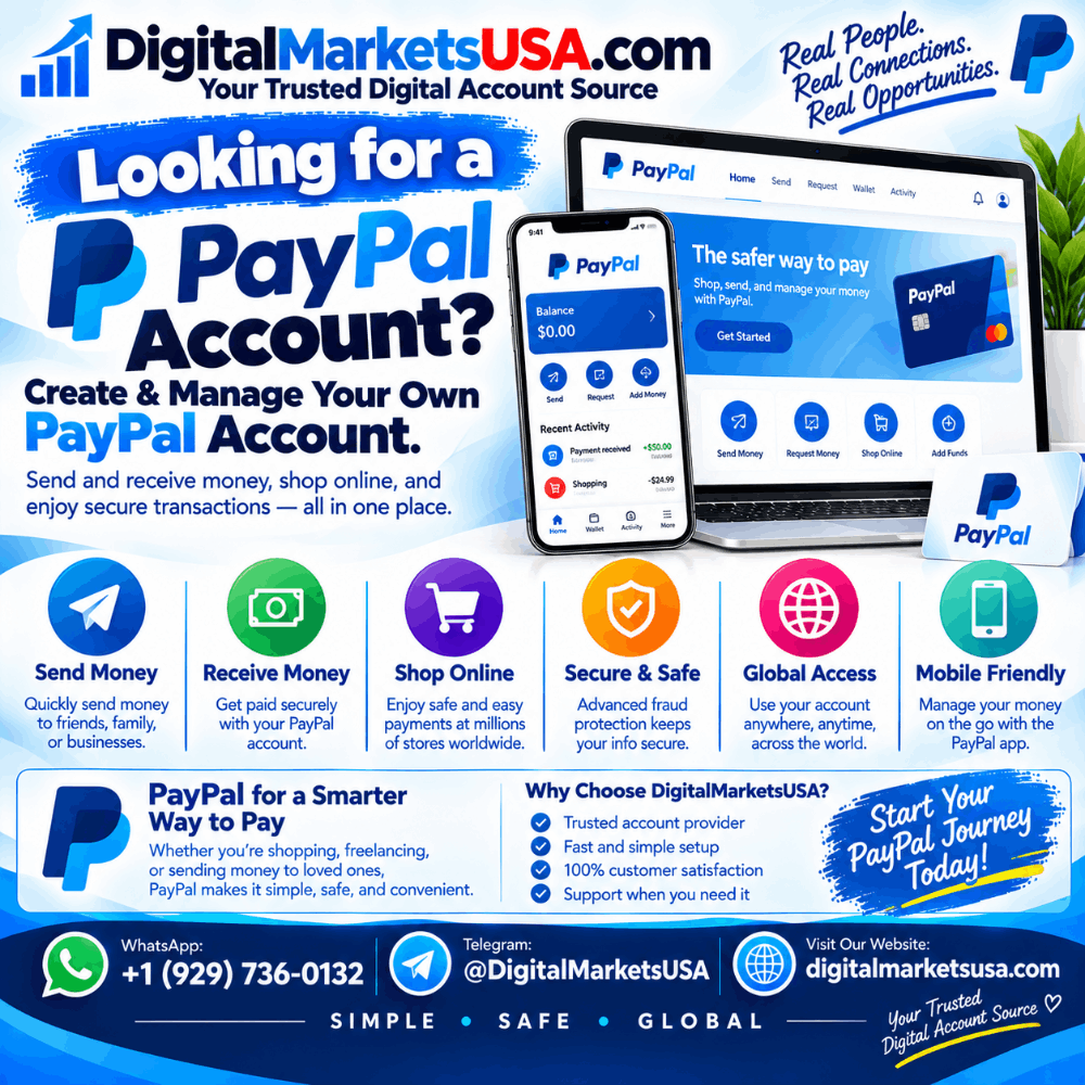 Buy Verified Paypal Accounts: PVA, Aged, Verified At Affordable