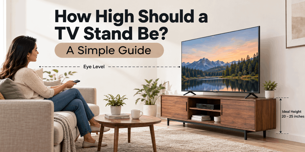 How High Should a TV Stand Be? A Simple Guide