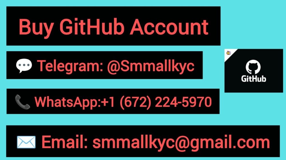 Top~7~Sites~To B~u~y~Old~Github~Accounts~In~This~Year...🎀✅