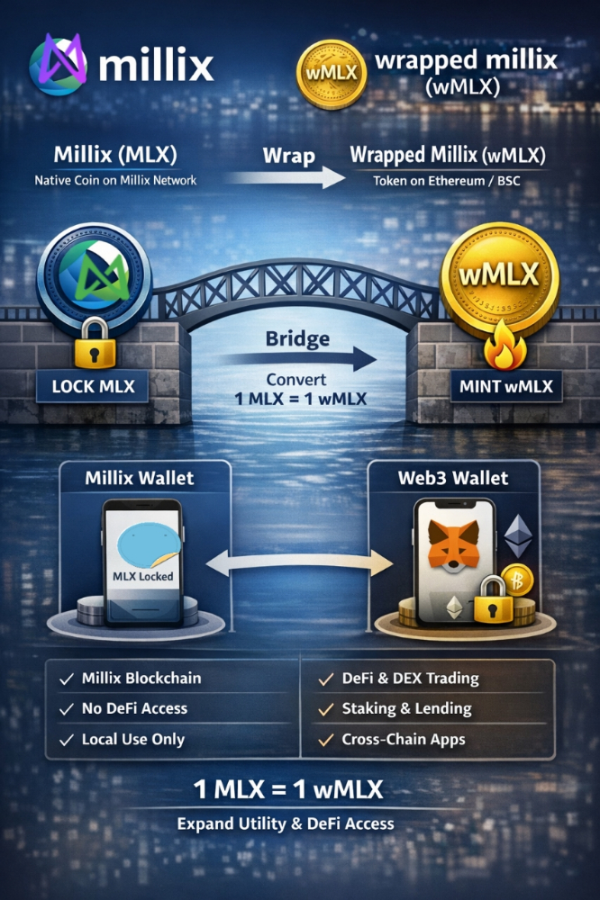 Native and wrapped tokens.