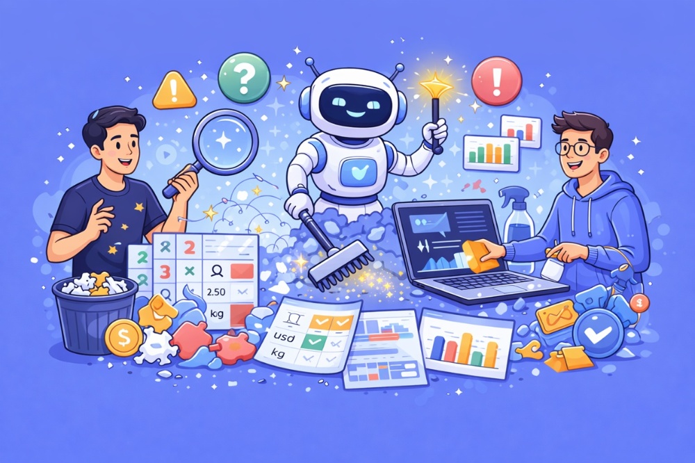 How to Clean Messy Data Automatically with AI