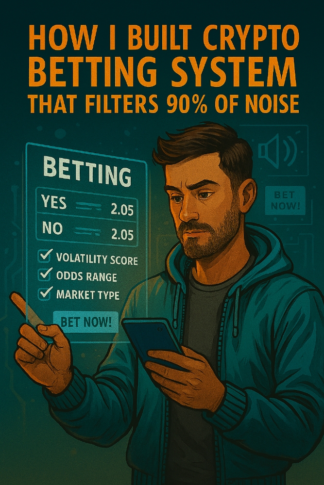 “How I Built a Crypto Betting System That Filters 90% of Noise — And Why It Works”
