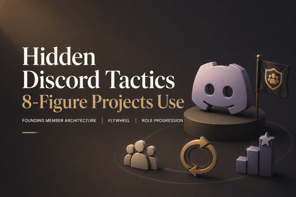 The Hidden Discord Marketing Tactics 8-Figure Web3 Projects Use