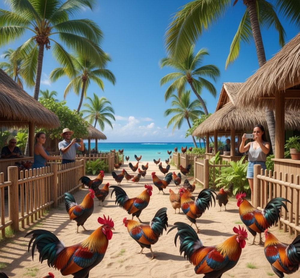 The Island Where Chickens Outnumber Humans and Nobody Eats Eggs