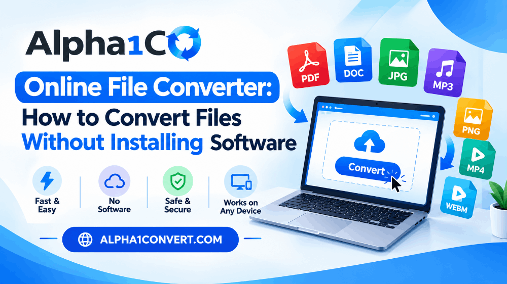Online File Converter: How to Convert Files Without Installing Software
