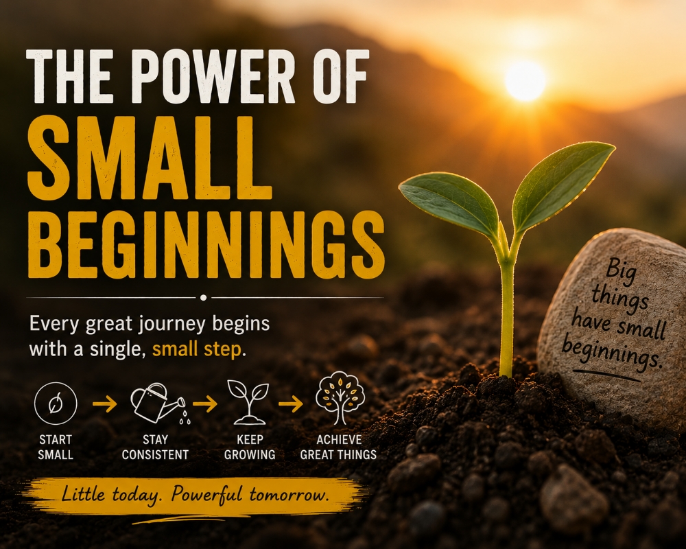 The Power of Small Beginnings