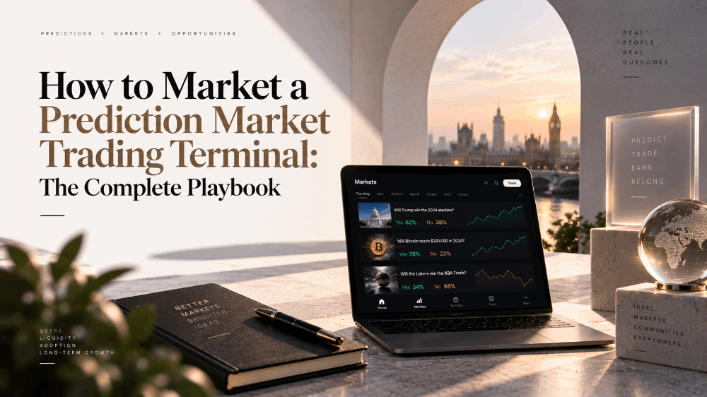 How to Market a Prediction Market Trading Terminal: The Complete Playbook