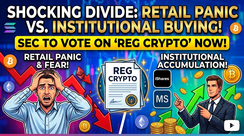 INSTITUTIONS ARE BUYING THE DIP AS SEC PREPARES LANDMARK CRYPTO RULES"