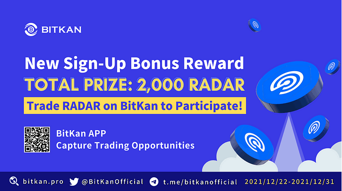 Claim 2,000 RADAR Sign-Up Crypto Bonus Reward