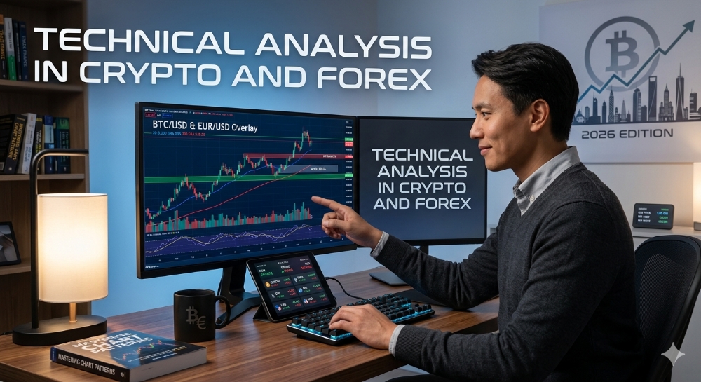 Technical analysis in Crypto and Forex market.