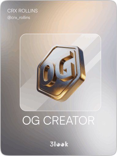 I claimed @3look_io 's OG Badge a while back