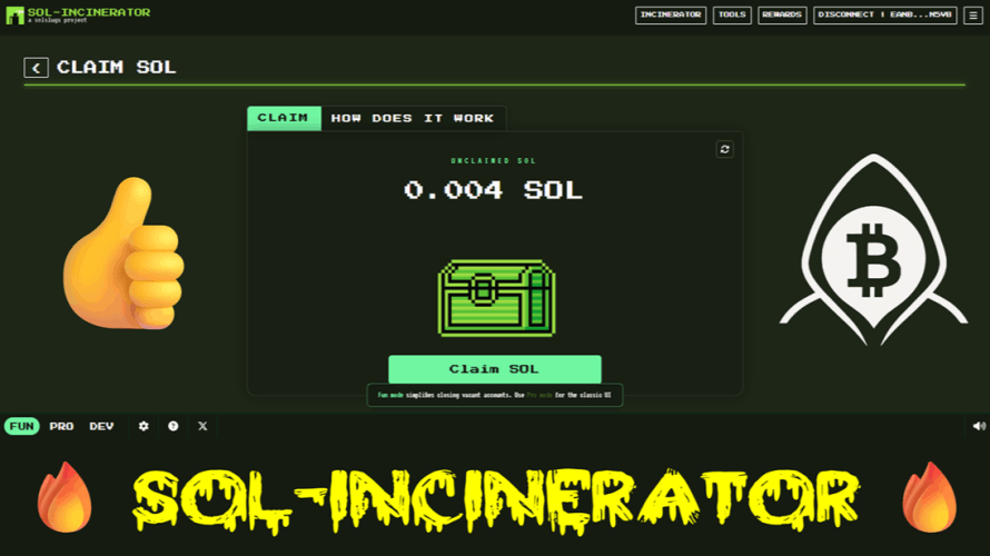 🔥 Sol-Incinerator: How to "MAKE THE MOST OF" every last cent in Solana.