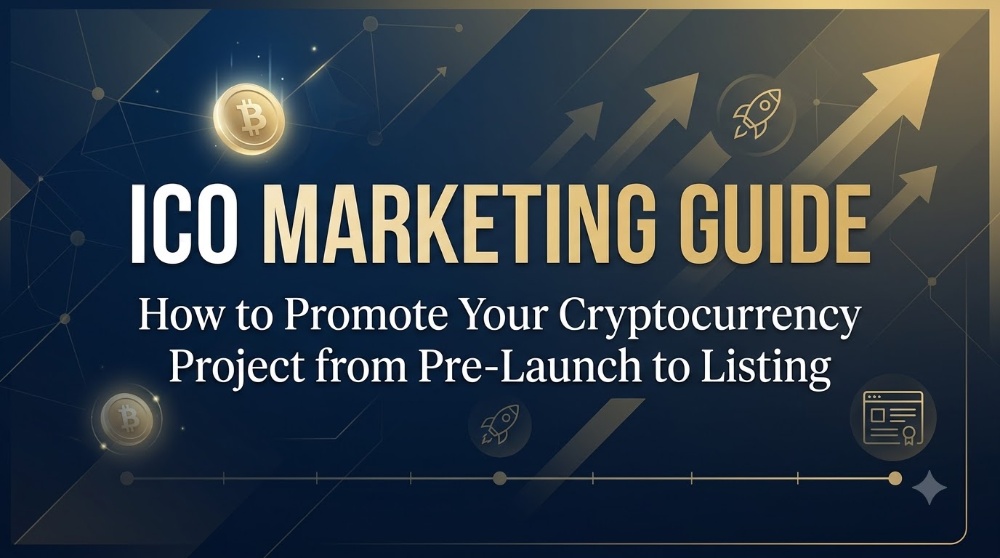 ICO Marketing Guide: How to Promote Your Cryptocurrency Project from Pre-Launch to Listing