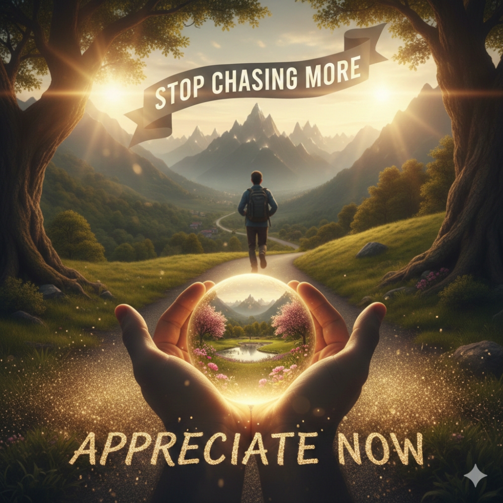 The Power of Gratitude: Stop Chasing More, Start Appreciating Now