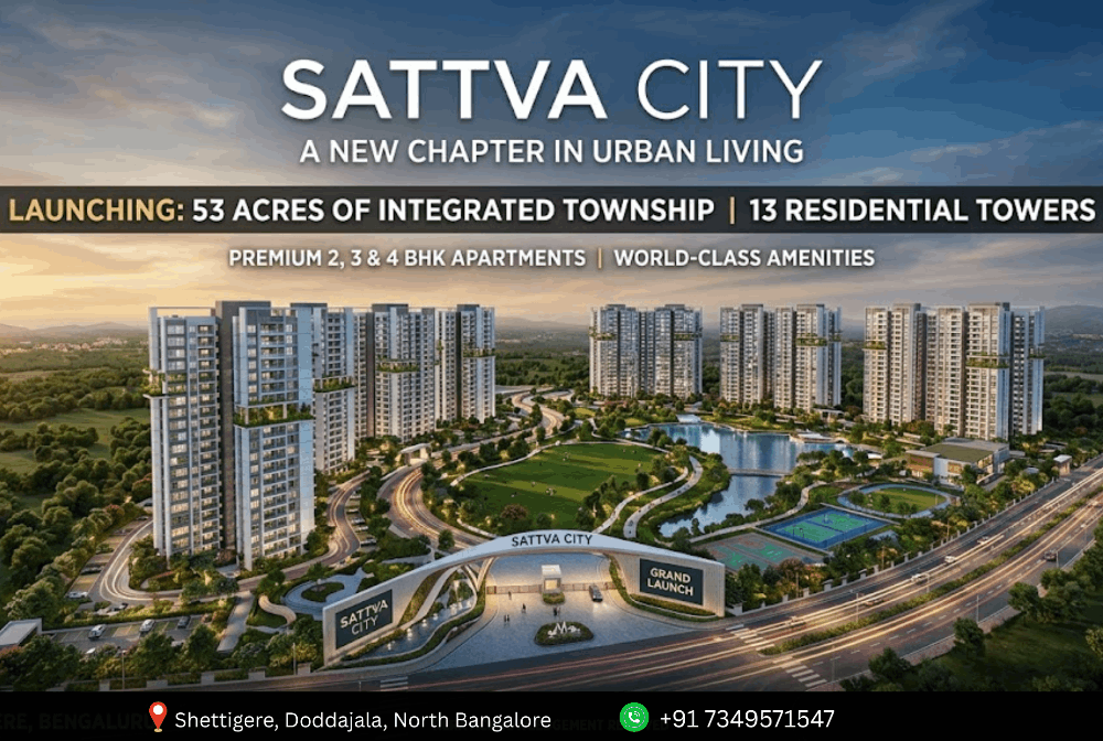 Sattva City Shettigere – Smart Investment Destination in Bangalore