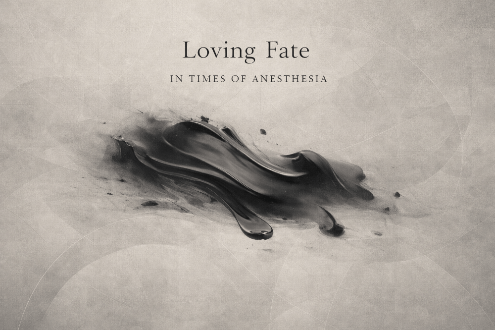Reflective Notes #01 Loving Fate in Times of Anesthesia