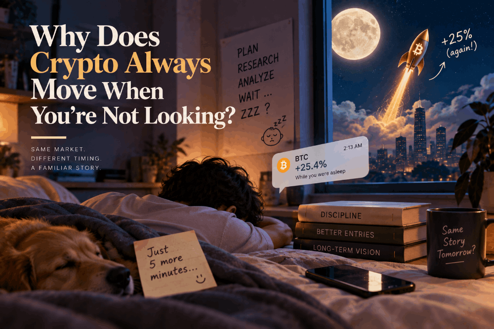 Why Does Crypto Always Move When You’re Not Looking?