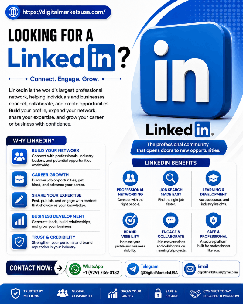 16 Top Platforms to Buying Verified LinkedIn Accounts