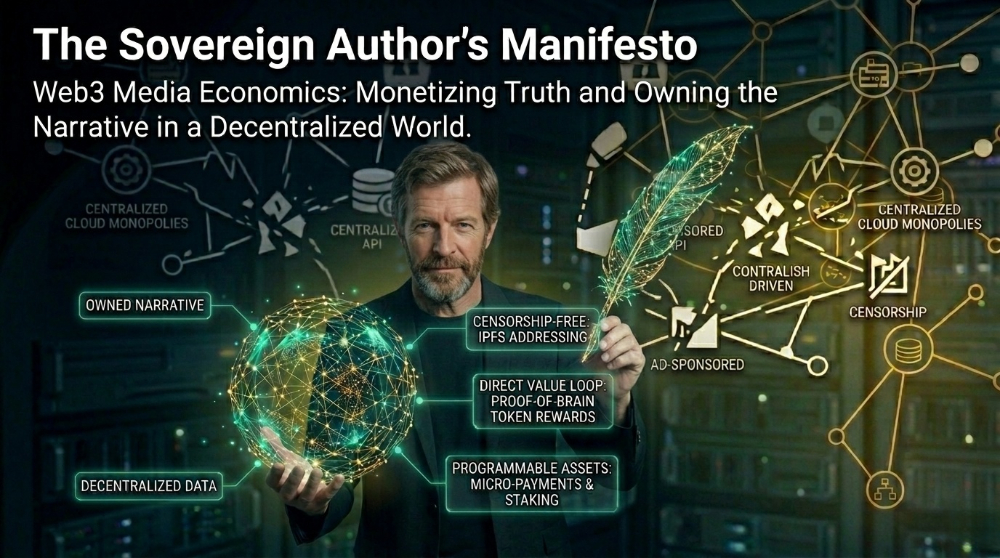 Web3 Media Economics: Monetizing Truth and Owning the Narrative in a Decentralized World.