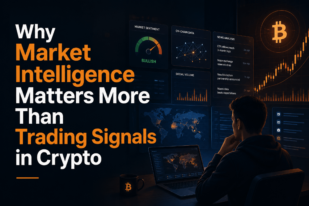 Why Market Intelligence Matters More Than Trading Signals in Crypto