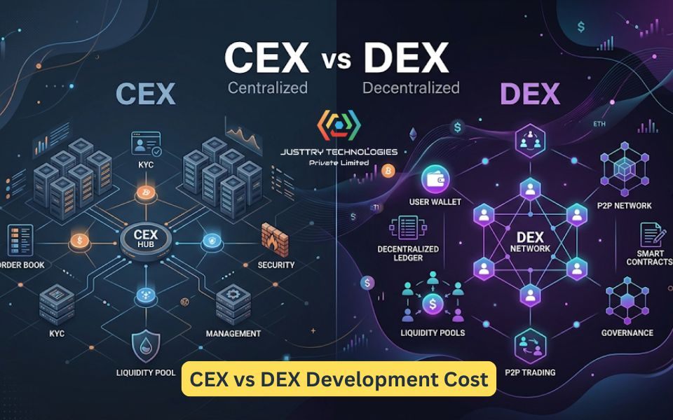 CEX vs DEX Development Cost: A Detailed Side-by-Side Comparison