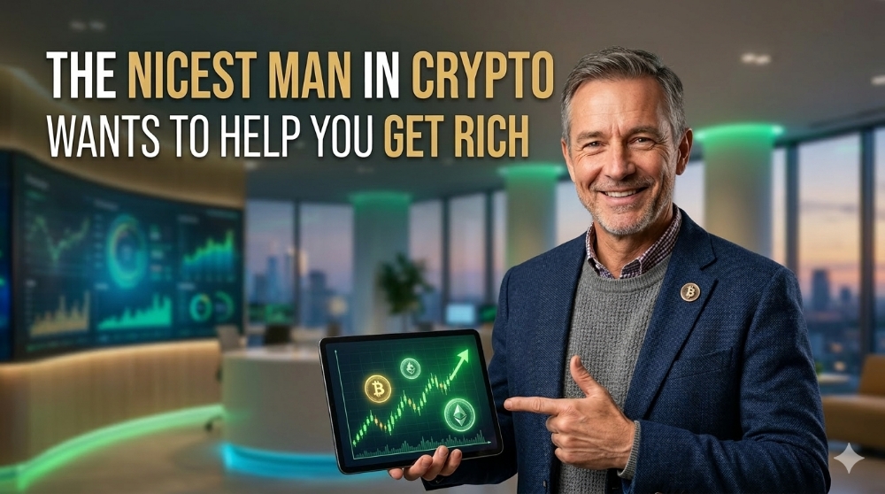 The Nicest Man in Crypto Wants to Help You Get Rich