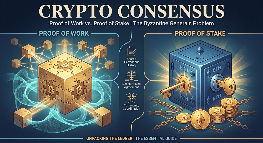 Proof of Work vs Proof of Stake — Without the Jargon