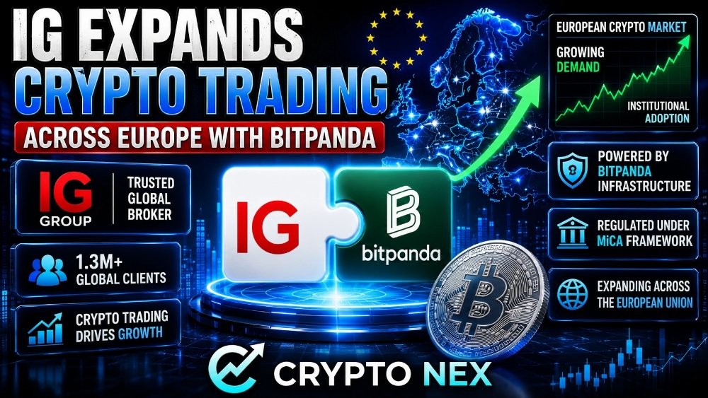 IG Group Expands Crypto Trading Across Europe Through Bitpanda Partnership