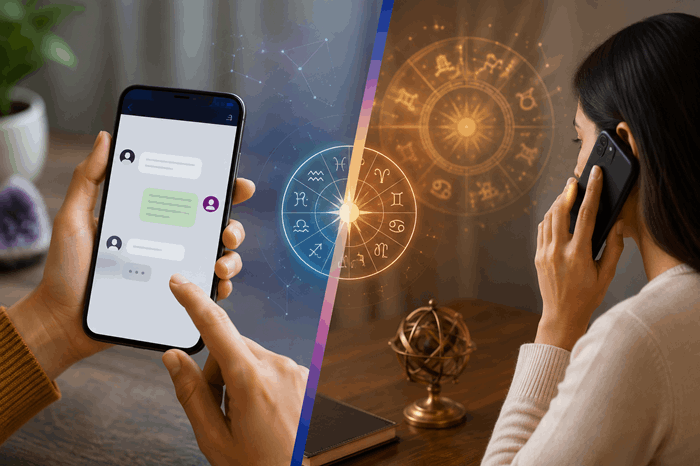 How to Choose Between Chat and Call Astrology Consultation
