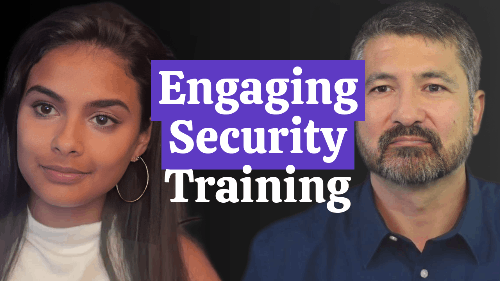 Make Security Training Engaging