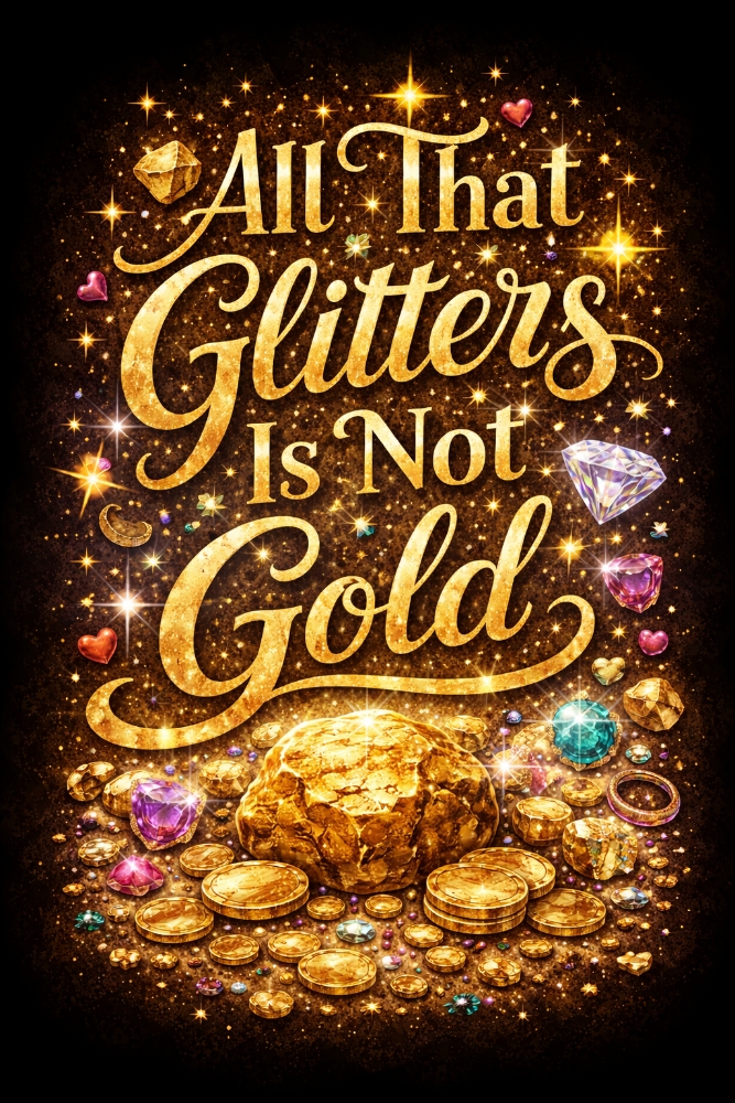 All that glitter is not gold
