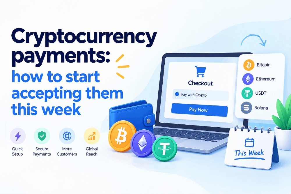 Cryptocurrency Payments: How to Start Accepting Them This Week
