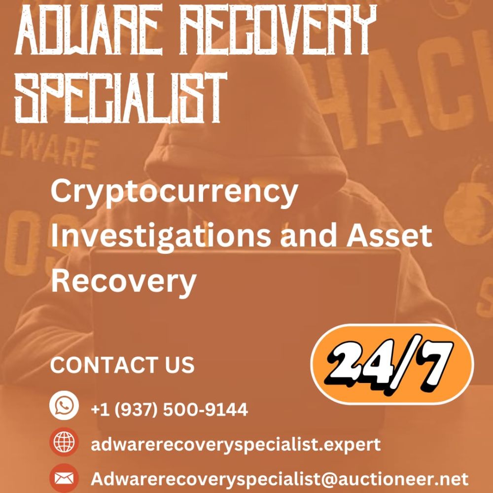 BITCOIN RECOVERY EXPECT HIRE ADWARE RECOVERY SPECIALIST FOR ANY CRYPTO RECOVERY