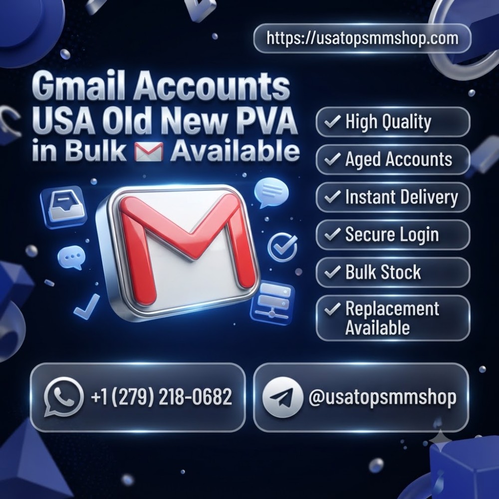 Top 4 Platforms to Buy Aged Gmail Accounts in Bulk..USA
