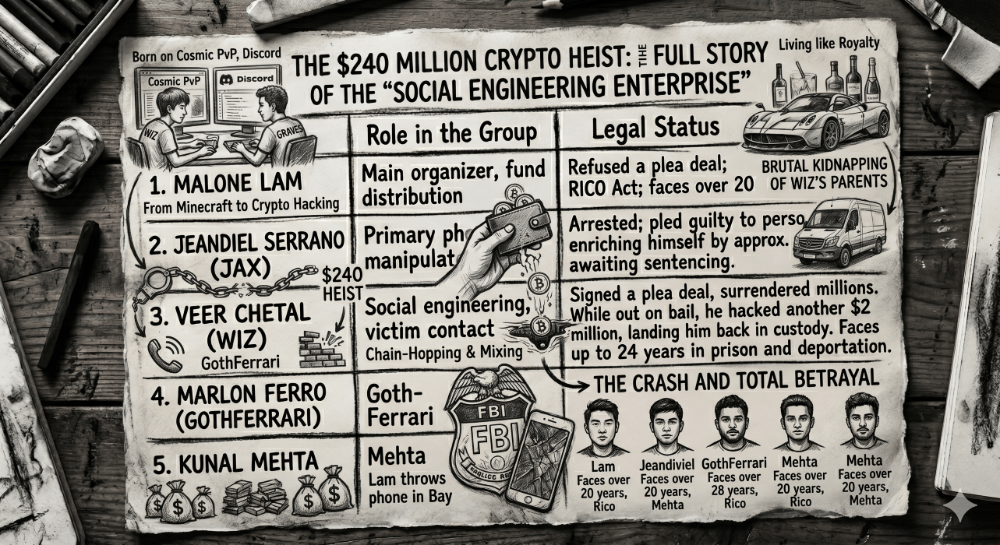 "Social Engineering Enterprise" Group - crime story series