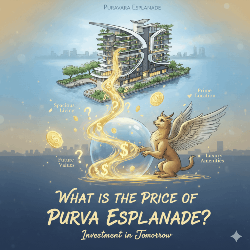 What is the Price of Purva Esplanade?