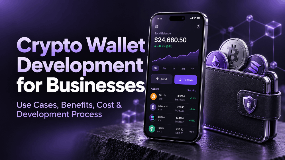 Crypto Wallet Development for Businesses: Use Cases, Benefits, Cost & Development Process