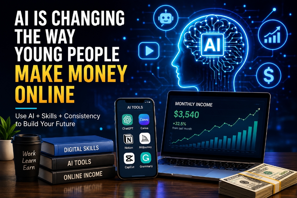 AI Is Changing the Way Young People Make Money Online