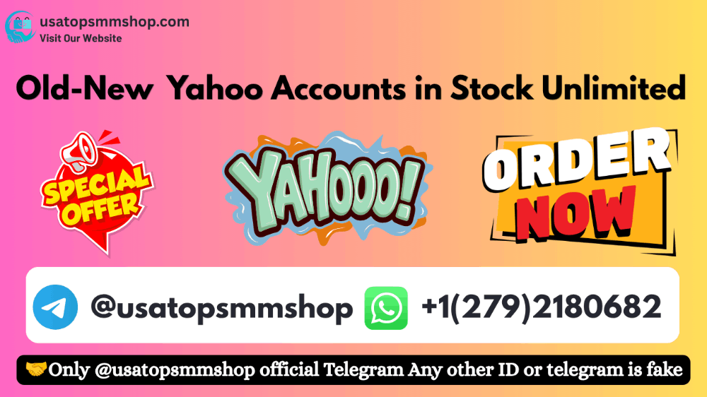 Top 5.5 Websites to Buy Yahoo Accounts (PVA, Aged, Bulk Options) — Instant Delivery
